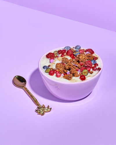 Fresh Hygge yogurt bowl with berries and granola