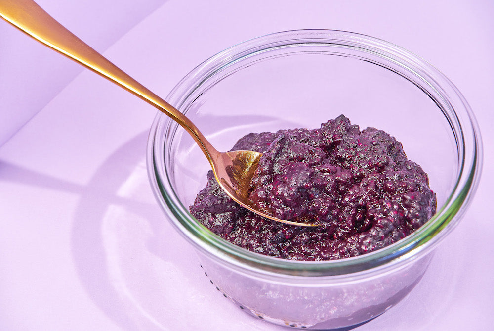 Zuckerfreie Superfood Açaí-Marmelade