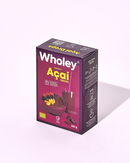 Açaí Drops Verpackung isoliert